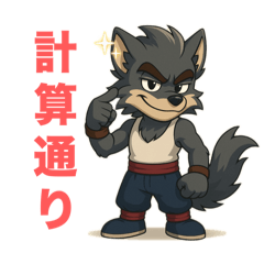 [LINEスタンプ] WOLFKING.【ウルフキングの日常】
