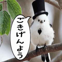 [LINEスタンプ] 動く！ふわふわ☆シマエナガ