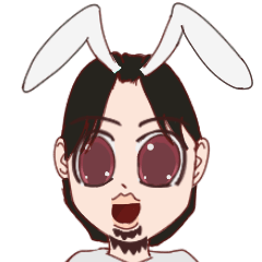 [LINEスタンプ] デカ目のひろゆき