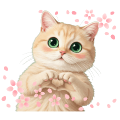 [LINEスタンプ] 【ハート猫】