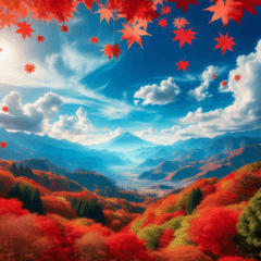 [LINEスタンプ] 鮮やか紅葉の秋スタンプ