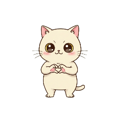 [LINEスタンプ] 【ハートねこ】
