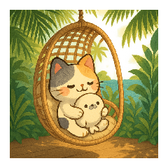 [LINEスタンプ] 小発喵・さわやか夏スタンプ