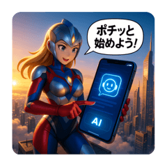 [LINEスタンプ] 今こそ！AI！