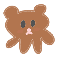 [LINEスタンプ] あかくまだよ