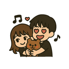 [LINEスタンプ] 少年かんちゃんと時々れなちゃん