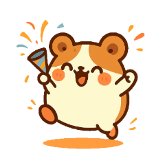 [LINEスタンプ] かわいいはむちゃんスタンプ