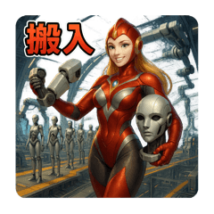 [LINEスタンプ] 巨大ASIヒューマノイド量産化計画