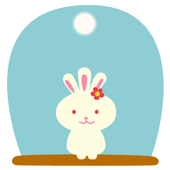 [LINEスタンプ] 3耳ハッピーうさぎ