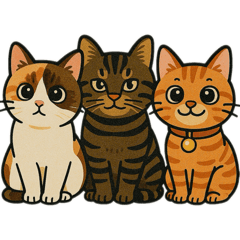 [LINEスタンプ] 我が家の猫's