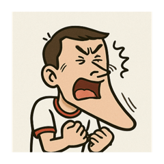 [LINEスタンプ] あごい人