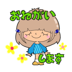 [LINEスタンプ] 【part 65】毎日使える癒し系女子スタンプ