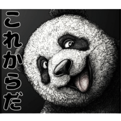 [LINEスタンプ] 奇怪なパンダ