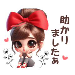 [LINEスタンプ] ちょっとギャルな、ちゃんと敬語スタンプ♥