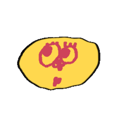 [LINEスタンプ] ●オムライスさんの顔スタンプ