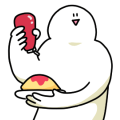[LINEスタンプ] 動いても笑っておこうと思う人2