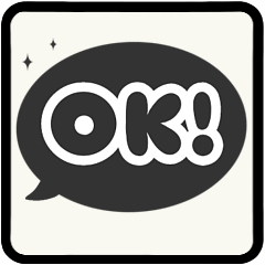 [LINEスタンプ] 飛び出す⬛LINEフキダシ楕円❶⬛ブラック