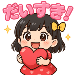[LINEスタンプ] 小さな女のコの気持ちスタンプ