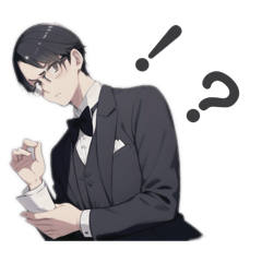 [LINEスタンプ] ちょい天然な執事くん