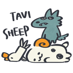 [LINEスタンプ] Tavi Sheep