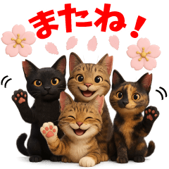 [LINEスタンプ] さくら耳（TNR）の桜っ子俱楽部 vol.1