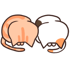 [LINEスタンプ] 猫のトラくんとミケちゃん3【毎日使える】