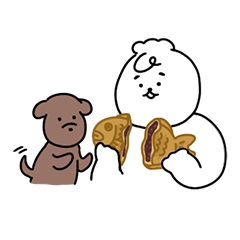 [LINEスタンプ] もちもちした生物のスタンプ