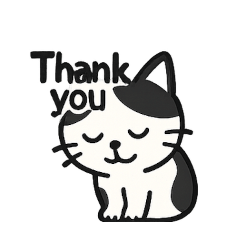 [LINEスタンプ] モノトーンにゃんこ 8種スタンプ