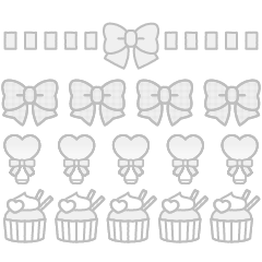 [LINEスタンプ] 推し色！！ 白色