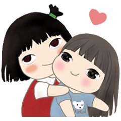 [LINEスタンプ] 小天使と小悪魔 55 - 日常会話