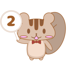 [LINEスタンプ] リスのエキュルスタンプ2
