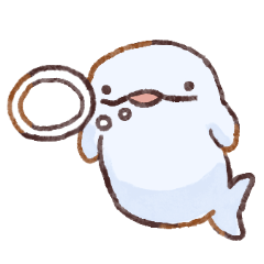 [LINEスタンプ] スナメリとマナティ