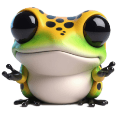 [LINEスタンプ] 無力なカエル