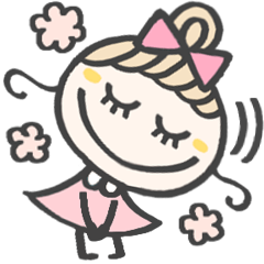 [LINEスタンプ] ずっと使える♡愛され女子［再販］
