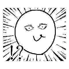 [LINEスタンプ] にっこりしてる顔かも