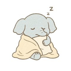 [LINEスタンプ] ねむゾウのゆるスタンプ