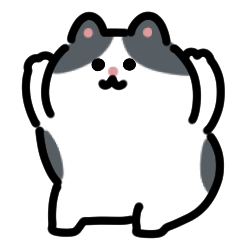 [LINEスタンプ] 白猫とハチワレ猫のダンス 動くスタンプ