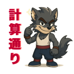 [LINEスタンプ] WOLFKING【ウルフキングの日常】