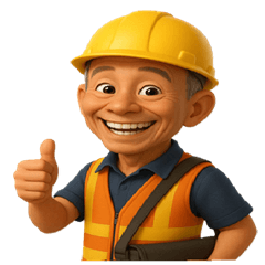 [LINEスタンプ] 電気職人のアディアン叔父さん