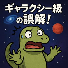 [LINEスタンプ] コモドドラゴンと宇宙の旅@SFW