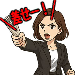 [LINEスタンプ] 競馬女子・関西OLハナコの絶叫スタンプ