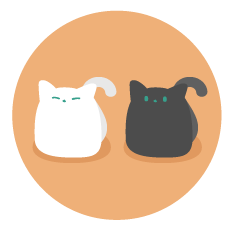 [LINEスタンプ] まんじゅうみたいな猫-会話-