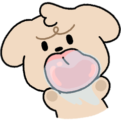 [LINEスタンプ] もふもふ わんちゃん, ラプー 4
