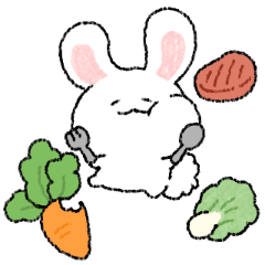 [LINEスタンプ] ミヨンミヨン バニー 7