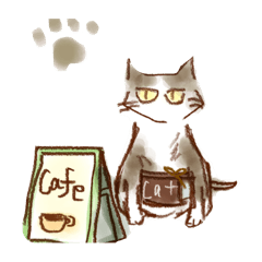[LINEスタンプ] にゃんコーヒー☕️