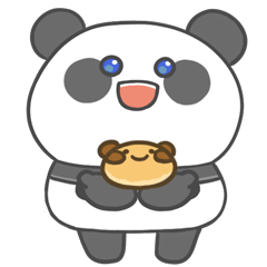[LINEスタンプ] てぶくろパンダ・ぽぽた