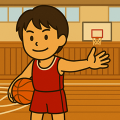 [LINEスタンプ] 部活男子の熱血バスケスタンプ fetchpriority=high