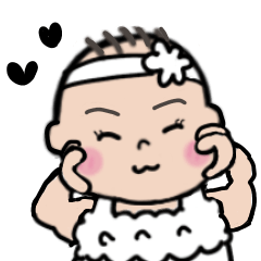 [LINEスタンプ] ちぎりぱんガールのスタンプ