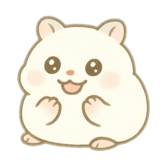 [LINEスタンプ] 大きなハムスター