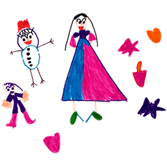 [LINEスタンプ] はーちゃんの絵心②